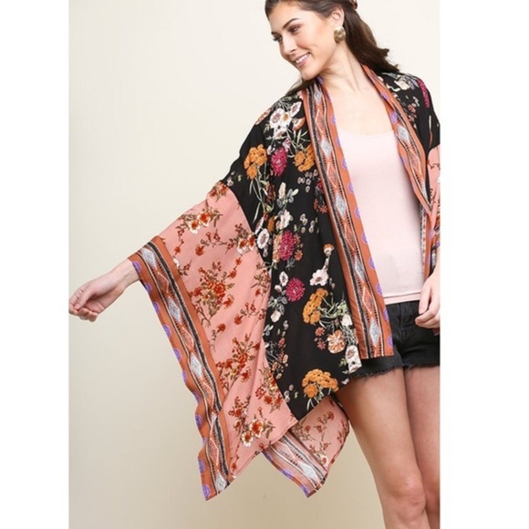 PETUNIA Floral Print Kimono-LAST ONE ☝️ - Picture 1 of 6